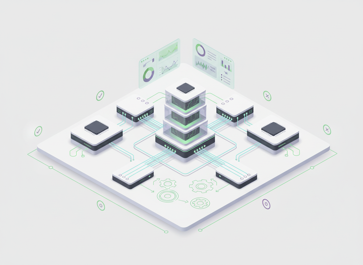 Gehostet und betreut — Ihr KI-Tool läuft auf sicheren europäischen Servern. Wir kümmern uns um Hosting,
